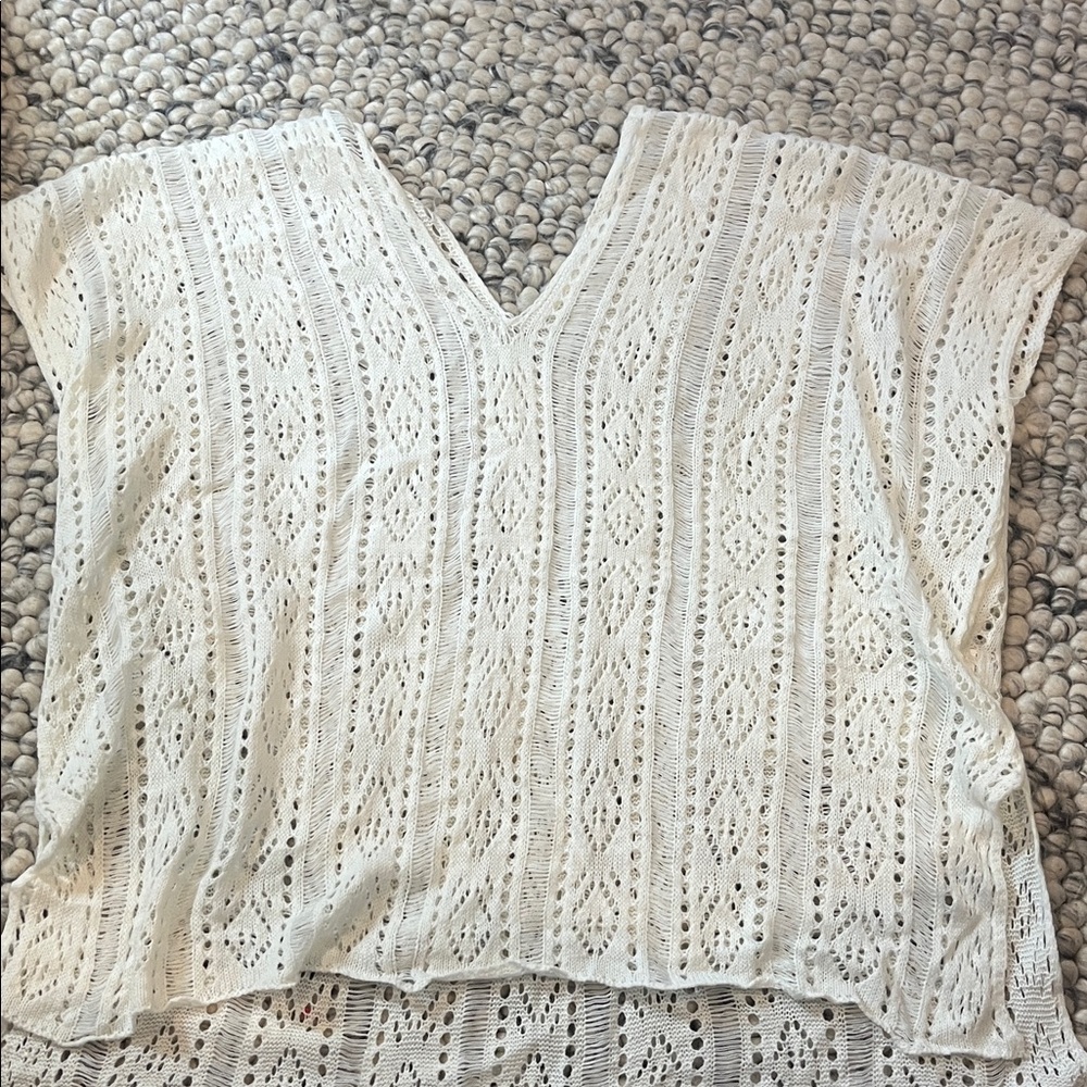 White Lace Women Top